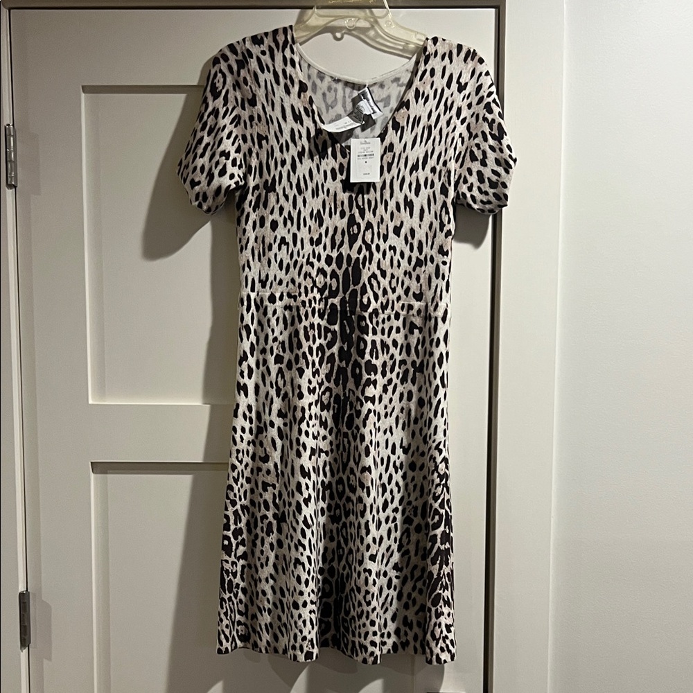 Carmen Marc Valvo  Animal Print Dress Cheetah